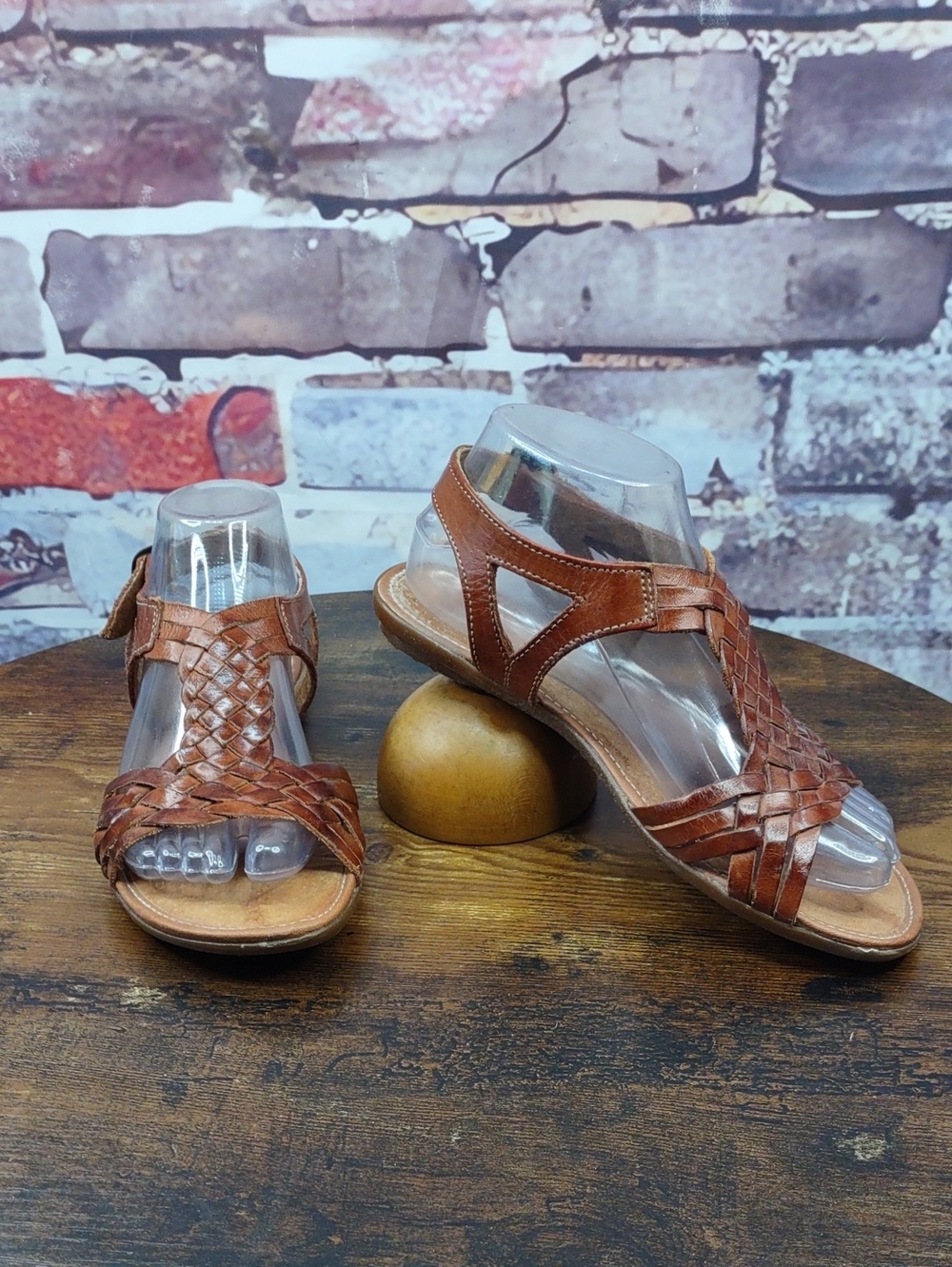 Maya Woven Leather Huarache Style Sandals